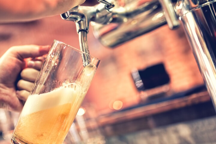 Low- and nonalcoholic beer may promote the growth of foodborne bacteria, a study has found