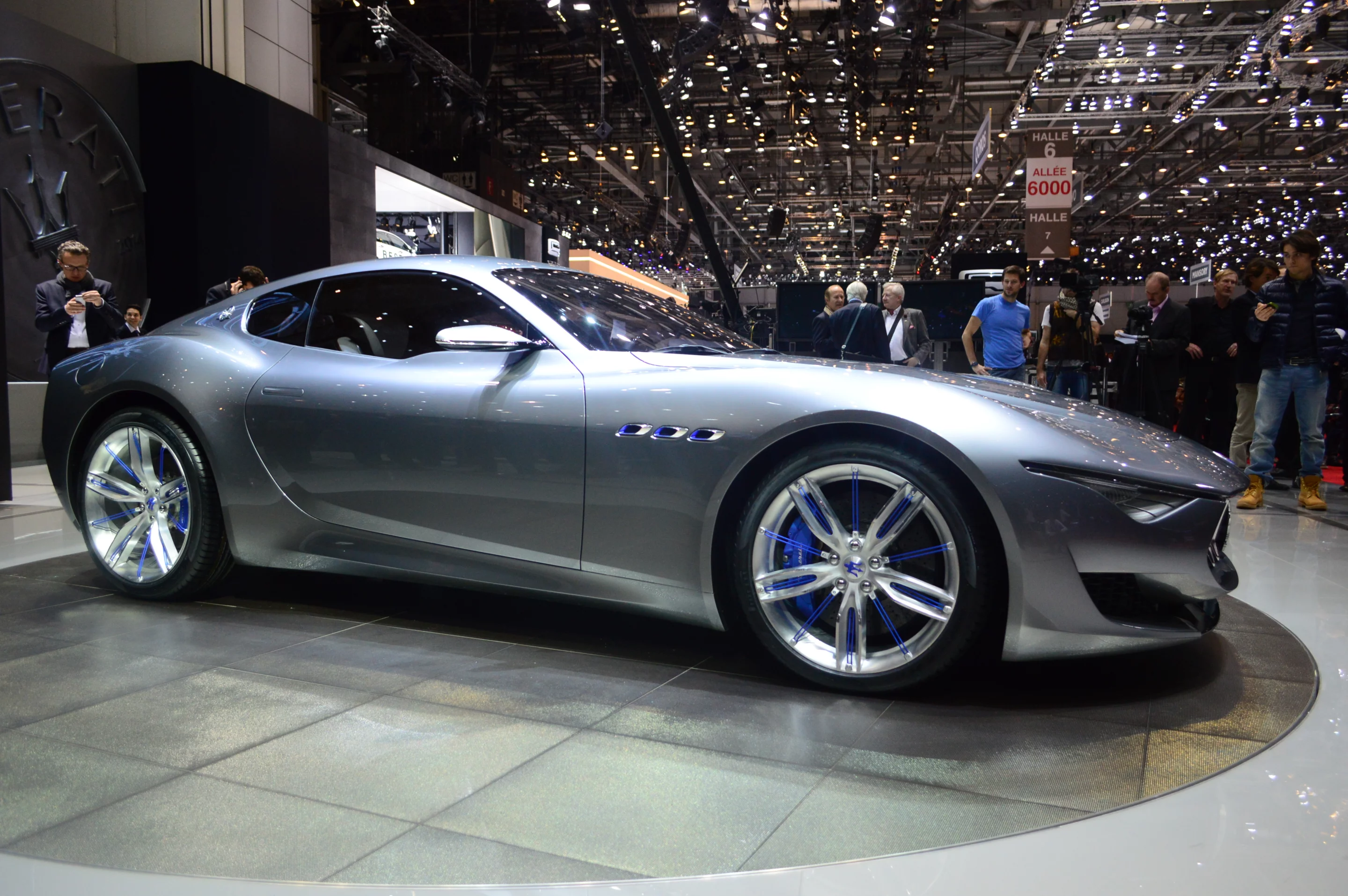 The Alfieri Concept runs a 4.7 liter V8 capable of delivering 460 bhp and 383 lb.ft (520 Nm) of torque to the rear wheels (Photo: CC Weiss/Gizmag)