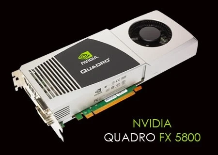 There's sure to be a sticker on the NVIDIA Quadro FX 5800