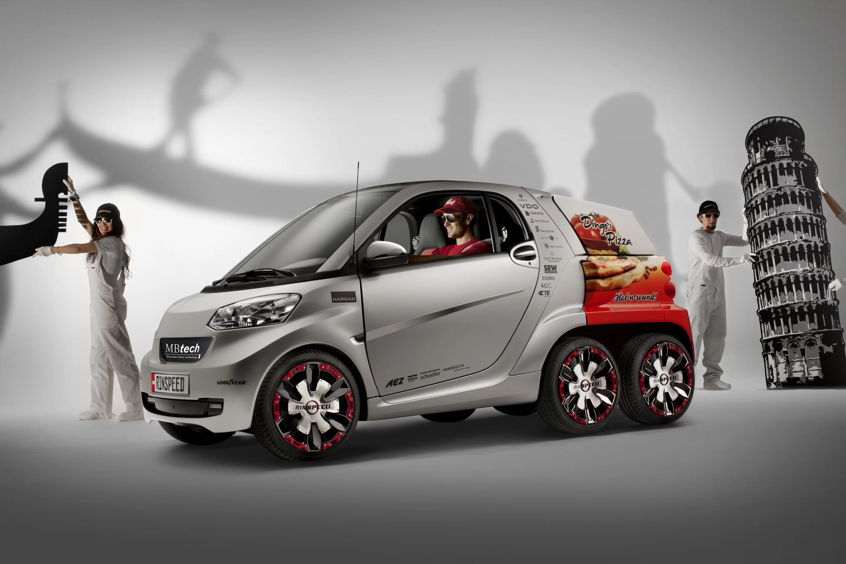 Can an electric car deliver pizzas?