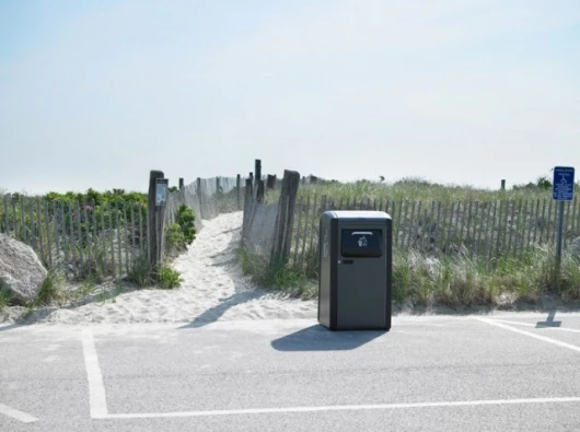 BigBelly solar trash compactor
