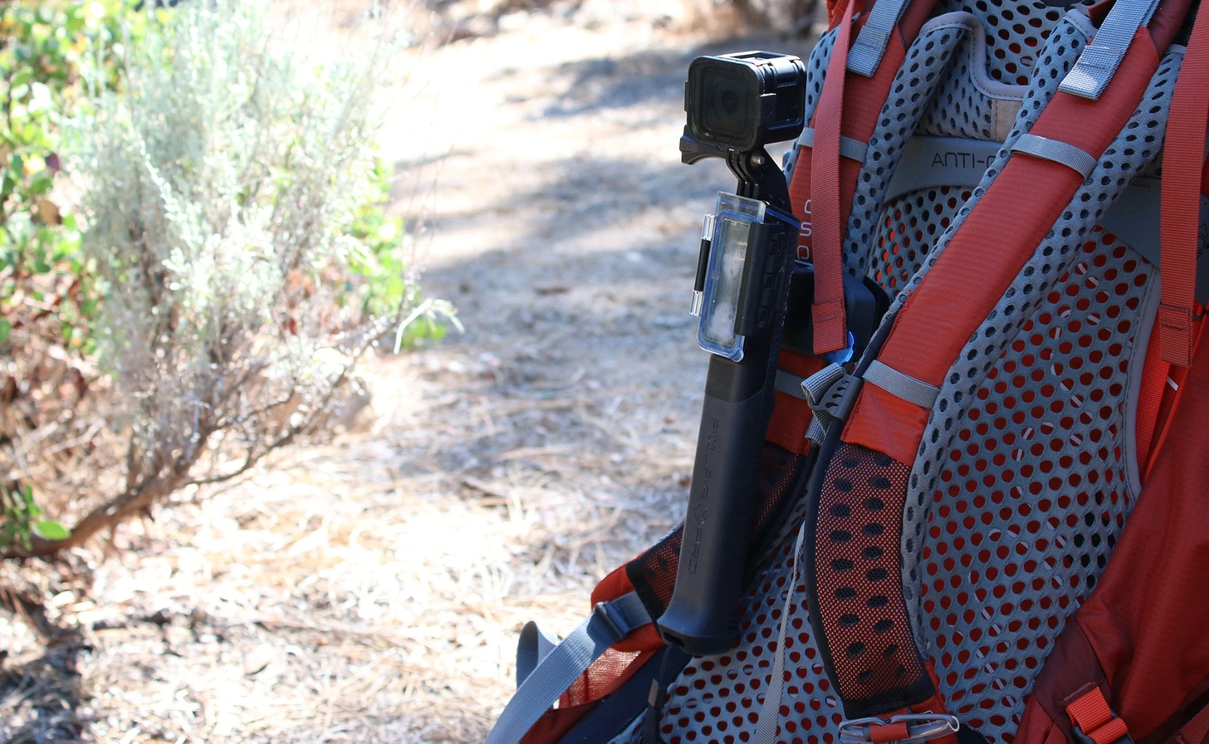 The PolarPro PowerGrip H2O can be used with a number of action cameras