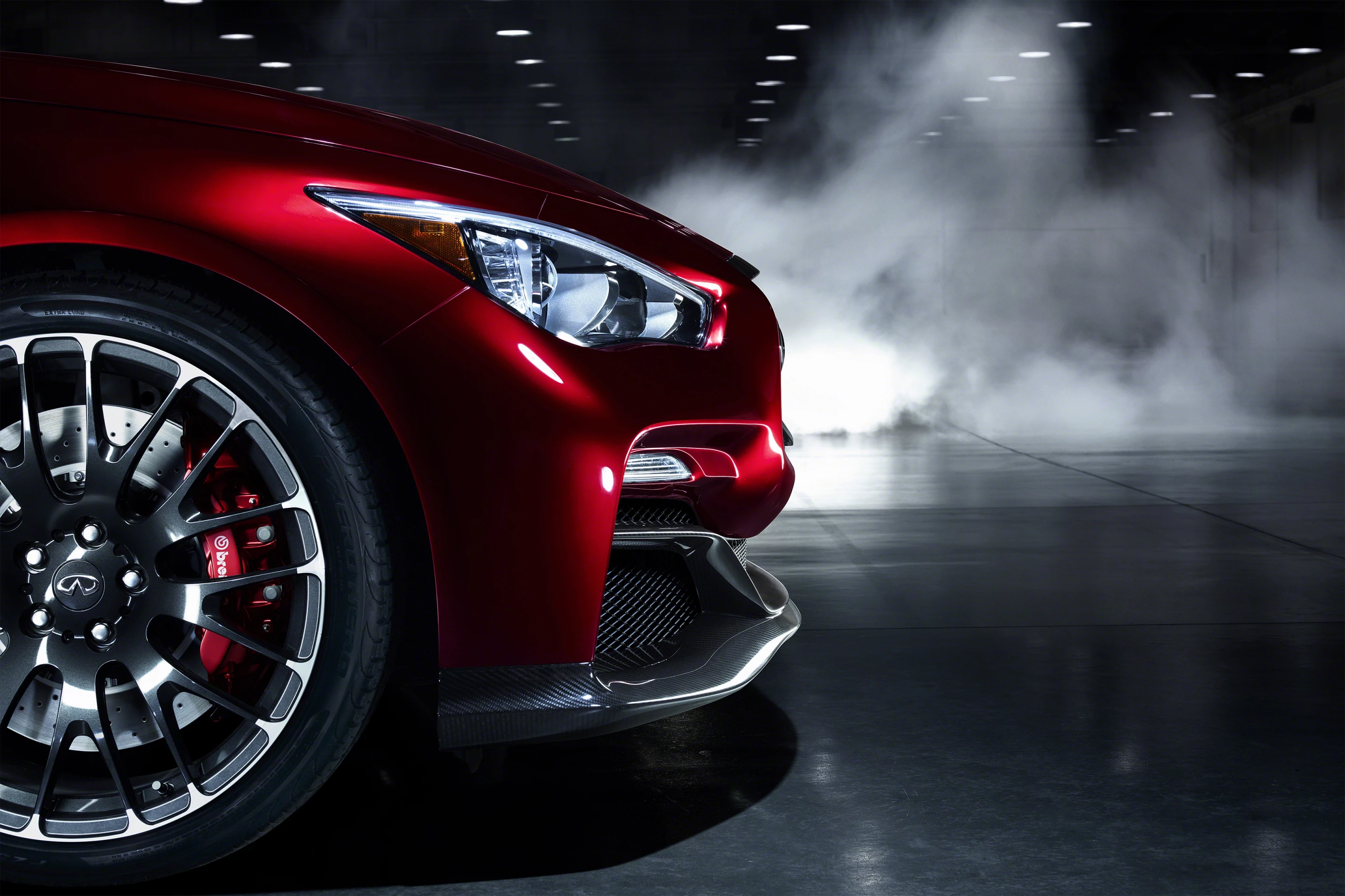 Infiniti's 560 hp Q50 Eau Rouge high-performance sedan prototype
