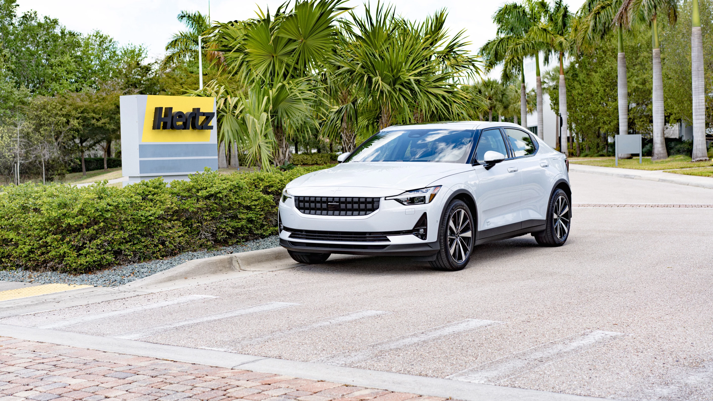 Hertz is adding a Polestar 2 option for customers looking to hire an electric car