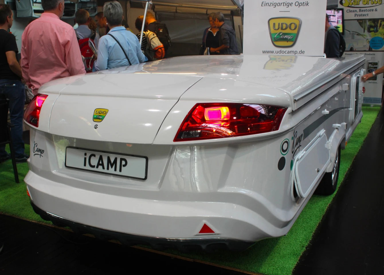 The Udo's car-like rear caught our attention immediately as we walked by