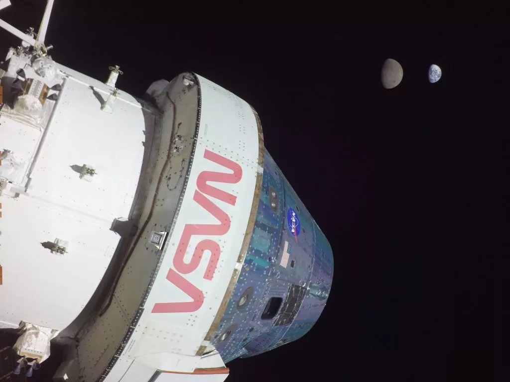 The uncrewed Orion spacecraft has traveled farther from Earth than any human-rated spacecraft