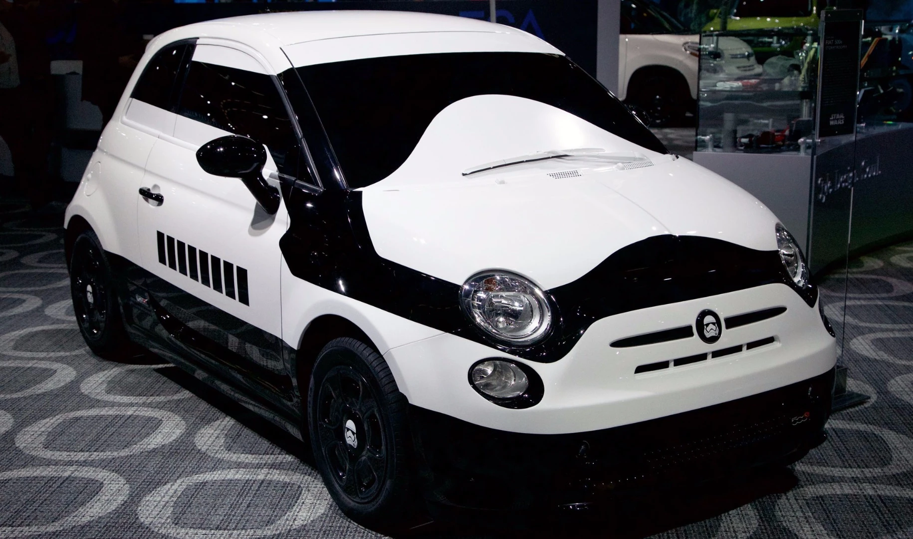 Fiat channeled its inner Star Wars fan with this 500 concept. It appears the force has well and truly awakened in Italy, it appears