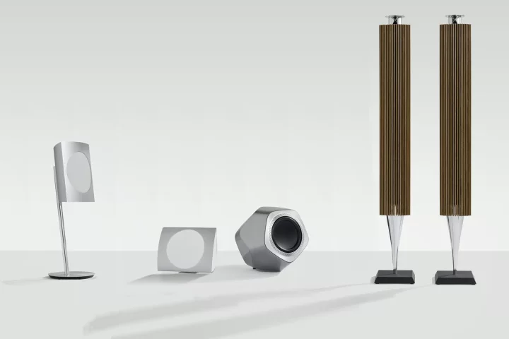 The new Immaculate Wireless Sound BeoLab speakers from Bang & Olufsen