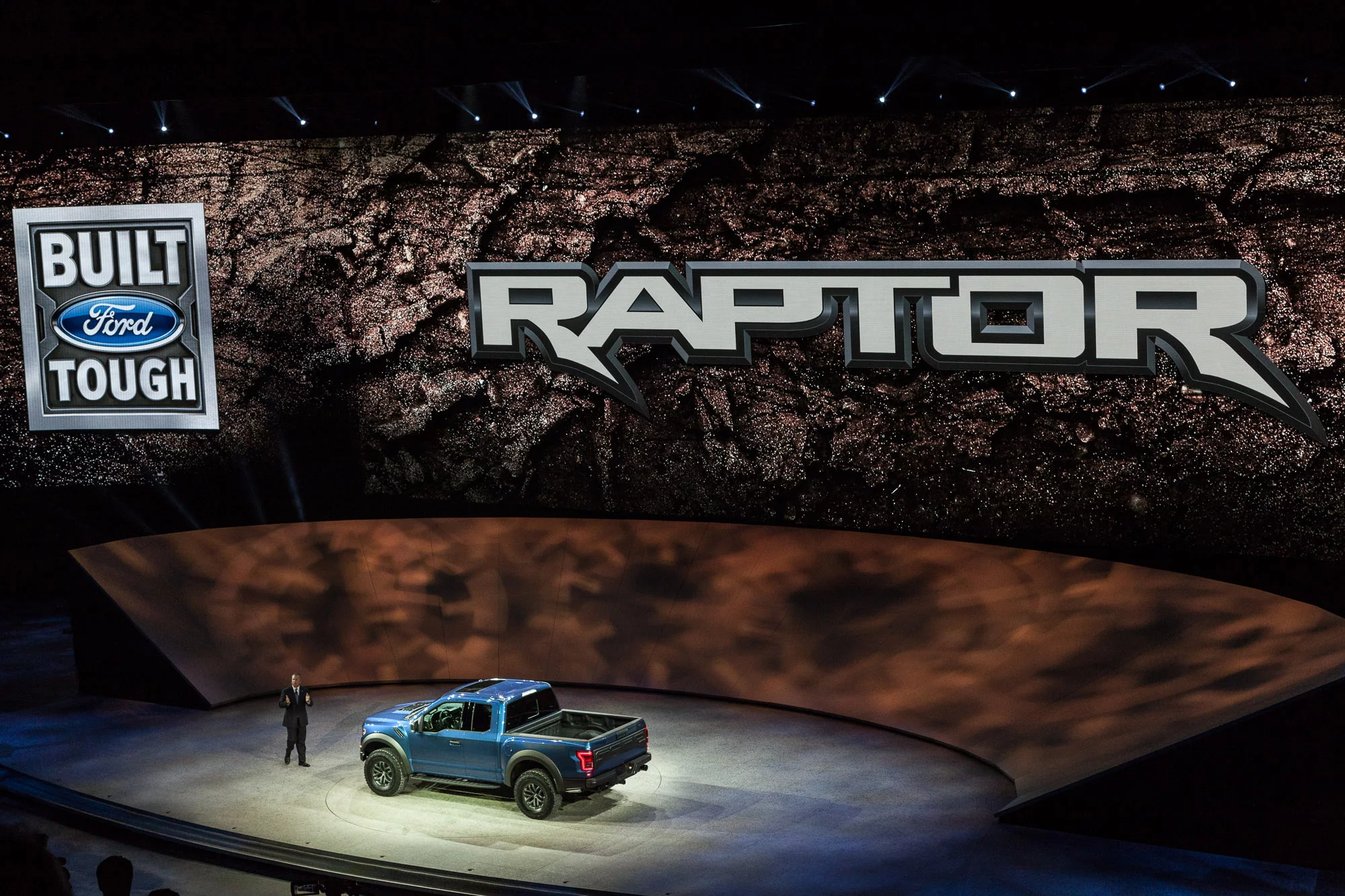 Ford released its new F150 Raptor, a sports-focused offroad truck (Photo: Gizmag/Loz Blain)