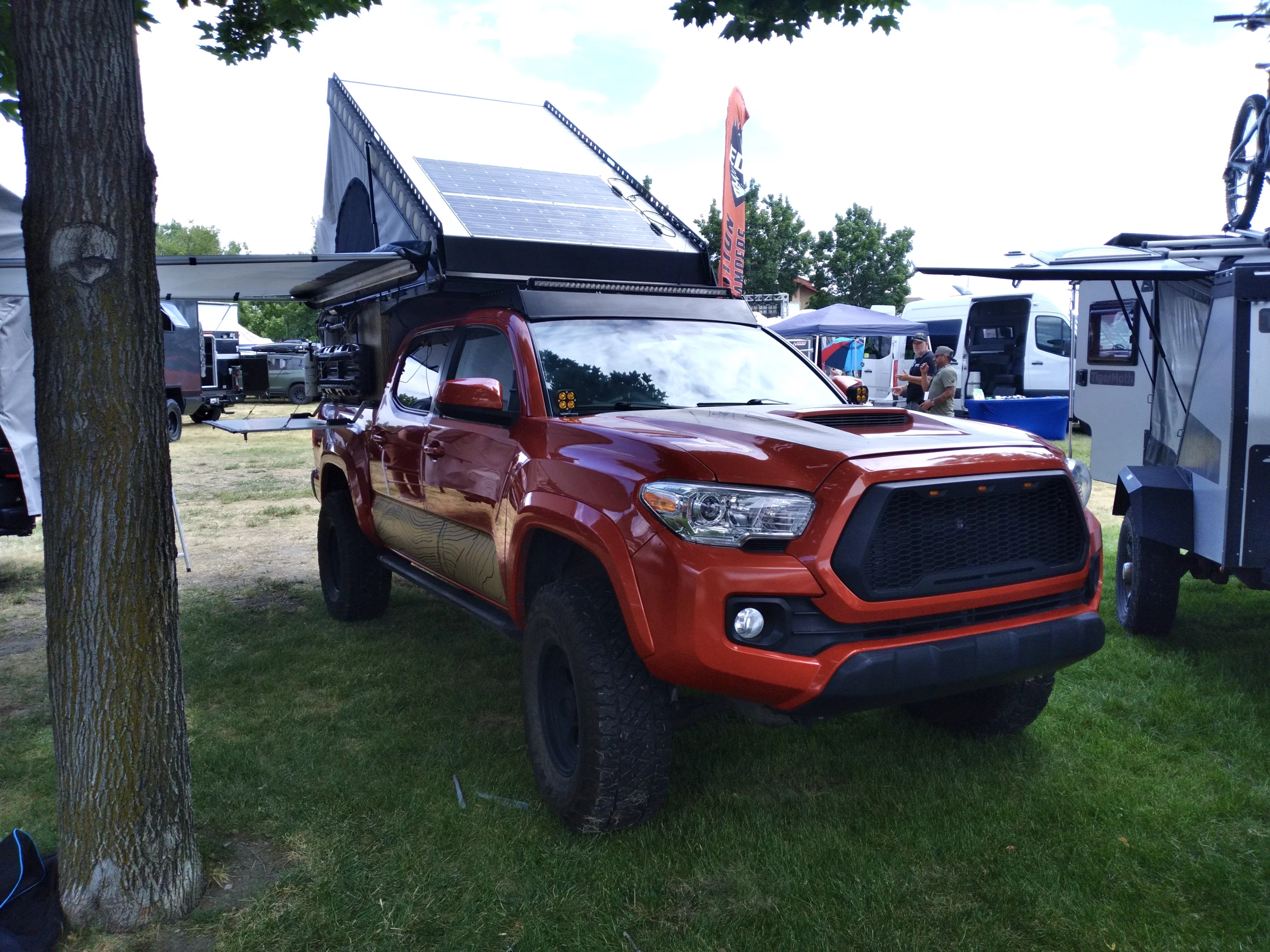 Roof-mounted solar is available as an option