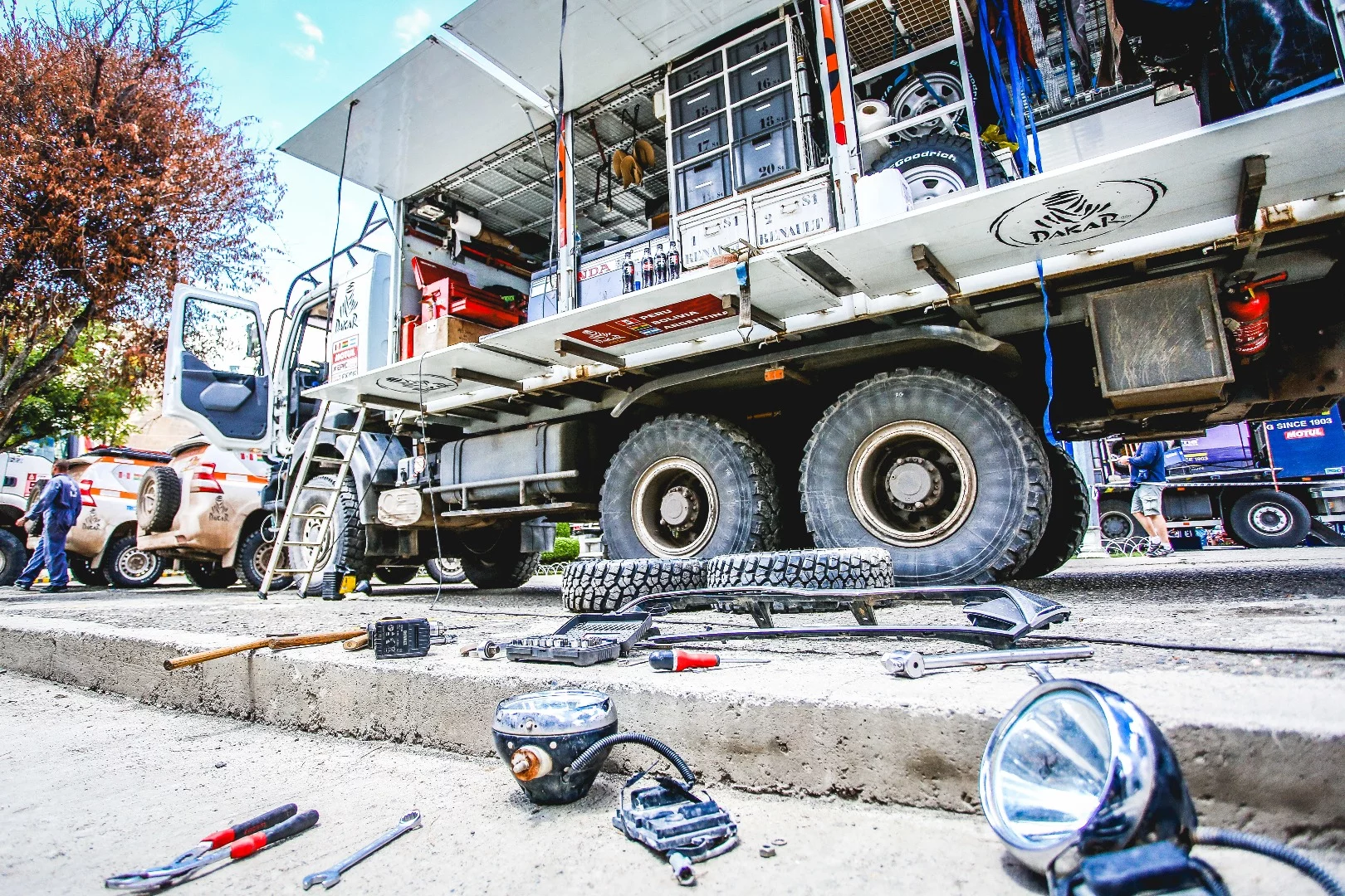 The logistical effort that goes into putting together a Dakar tilt is immense