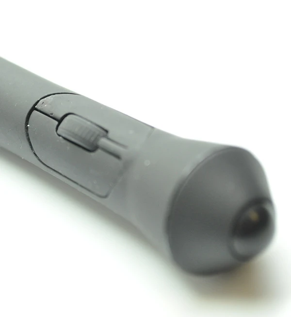 gStick features a ceramic ball tip and a scroll wheel and buttons on the shaft
