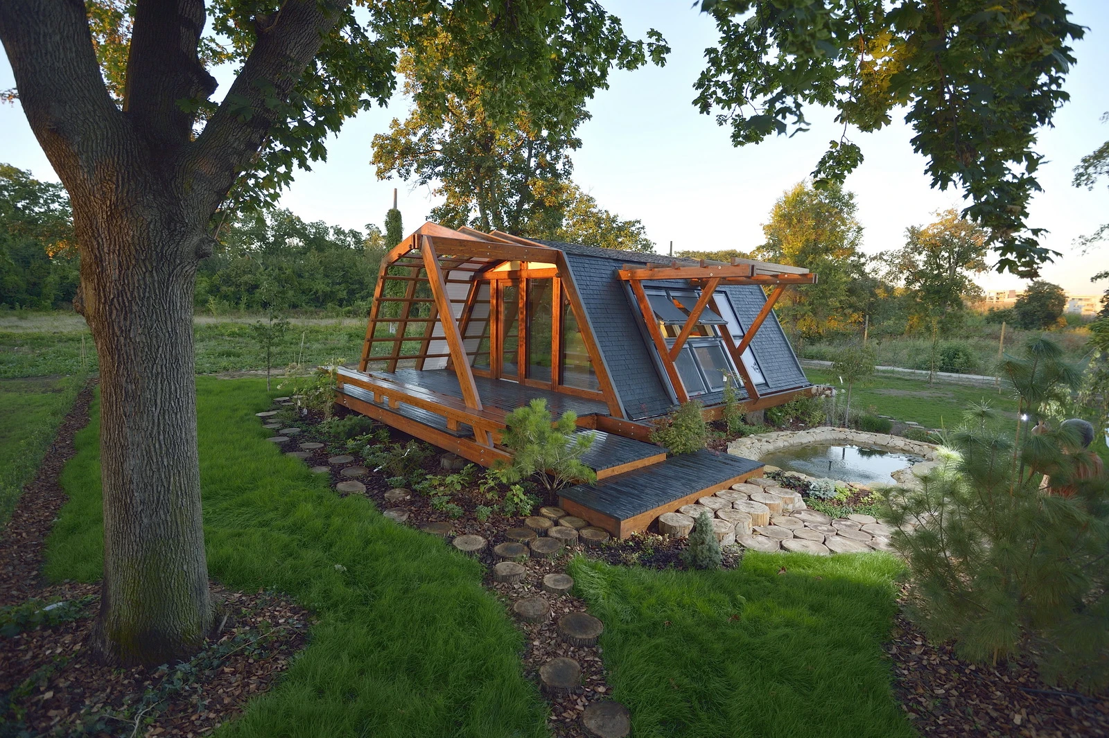Each zeroEnergy home can incorporate a geothermal water heating system, wind power, solar power, and water collection