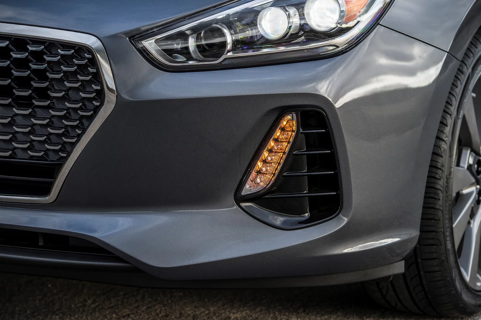 The GT Sport gets a small set of Hyundai US-specific changes