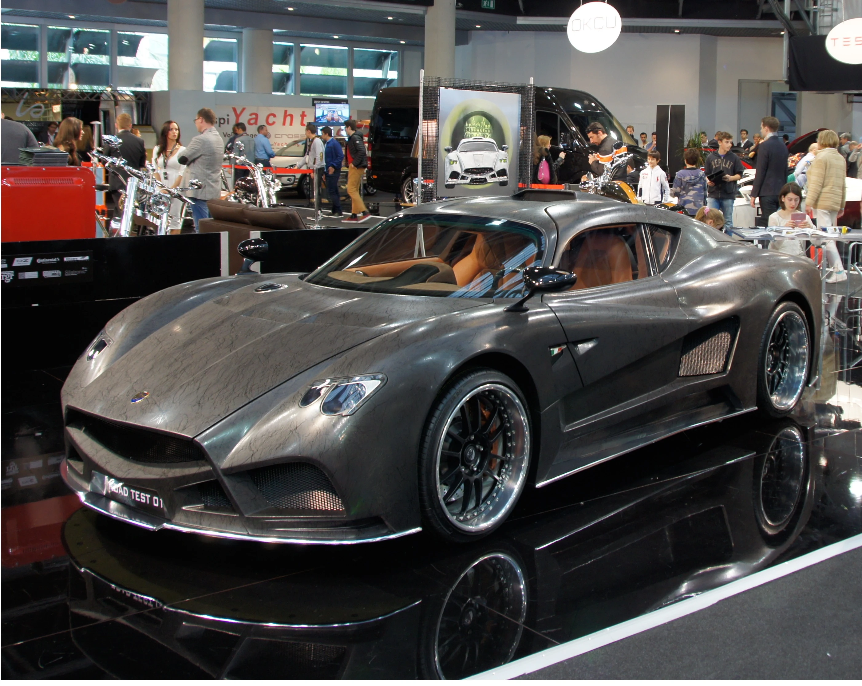 Mazzanti reveals the Evantra 01 at Top Marques Monaco 2014