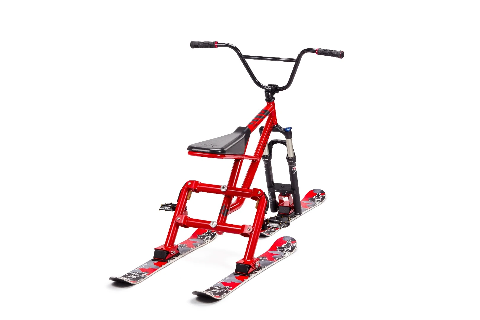 The Hillstrike has a welded aluminum frame