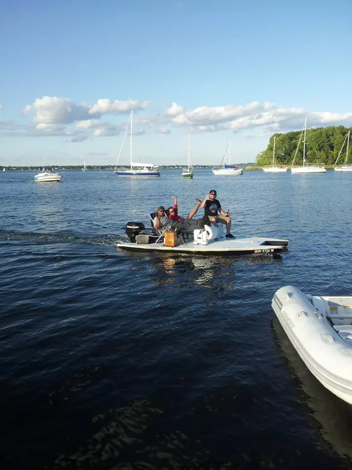 The BeachRay is designed for calm, relaxing trips on the lake or bay