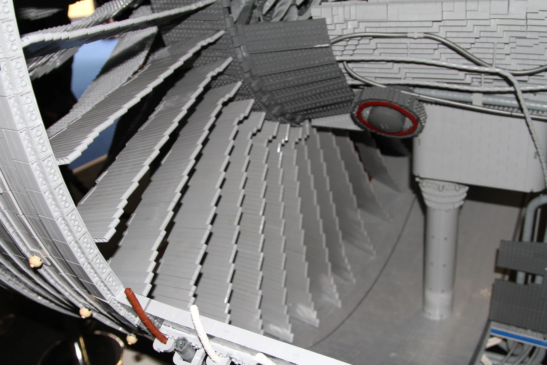 The LEGO engine is a half-size replica (complete with moving parts) of the Rolls-Royce Trent 1000 turbofan jet engine (Photo: Gizmag)