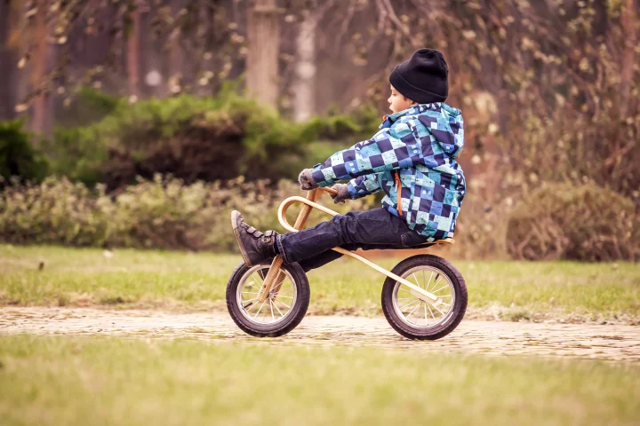 The ZumZum balance bike assists children in learning bike balance and handling