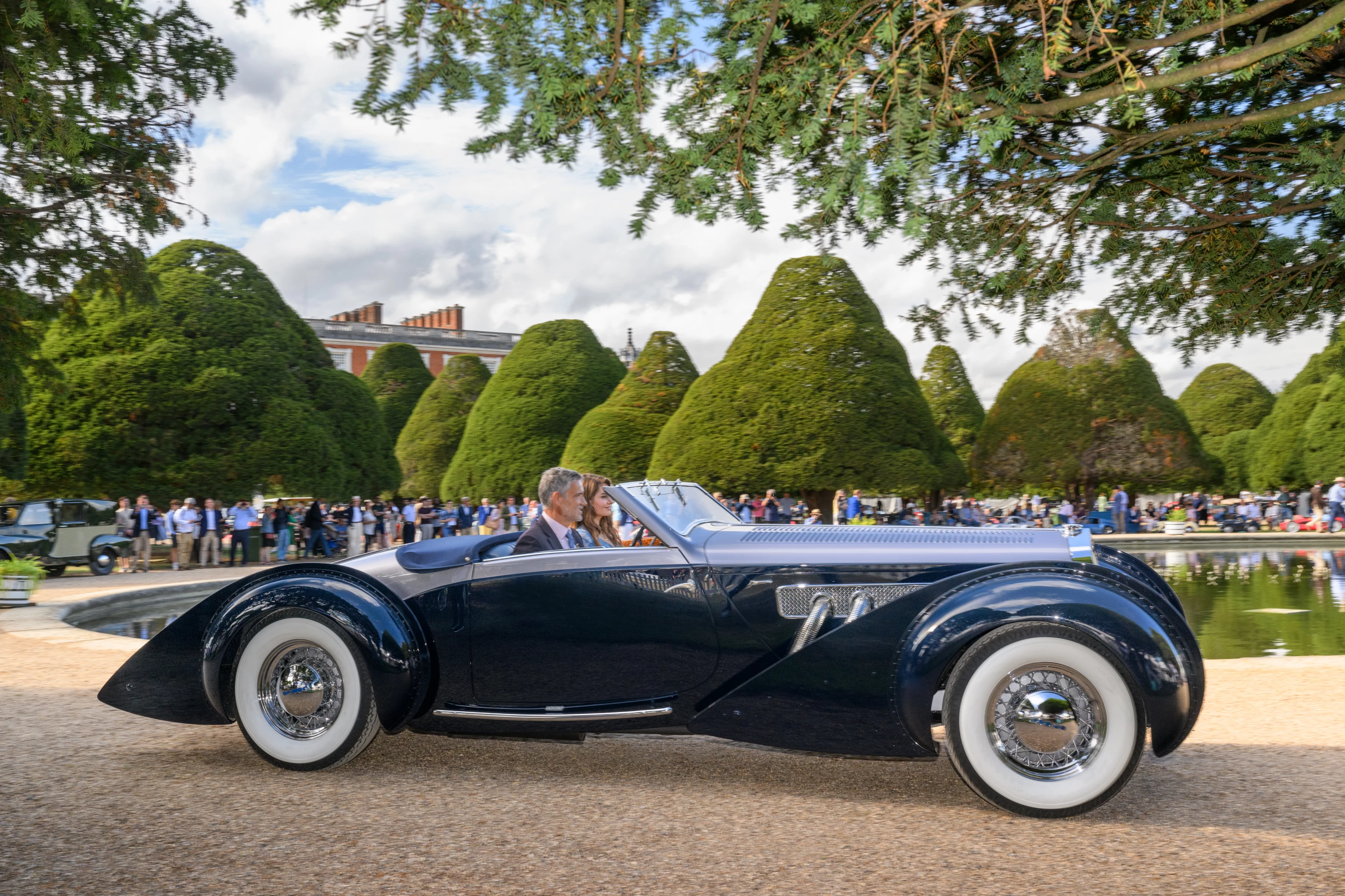 The 1938 Delage Type D8-120S de Villars that won best of show at the 2022 Concours of Elegance (U.K.)