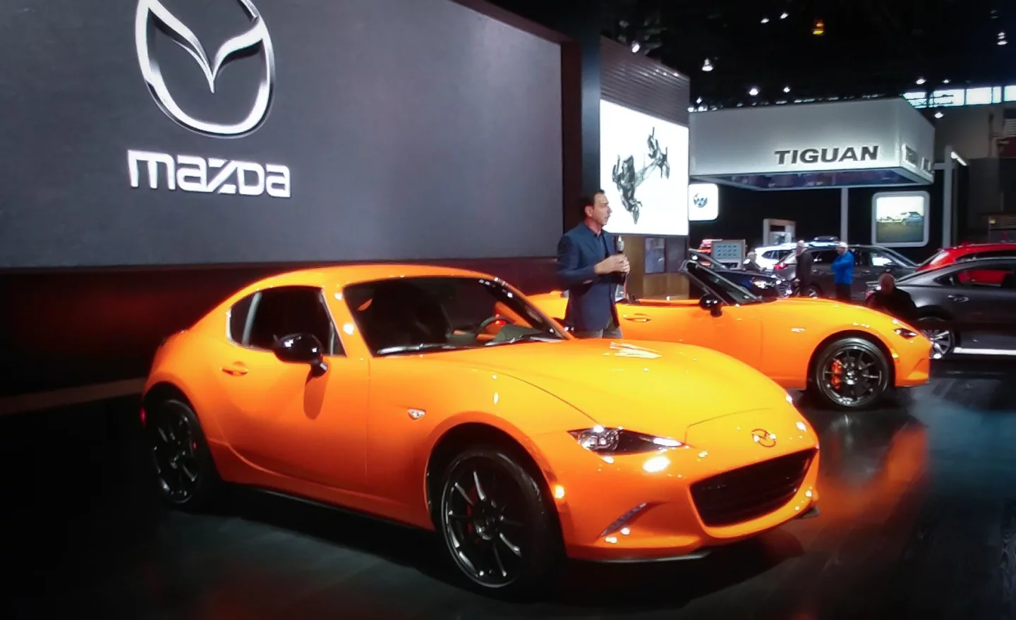 Mazda unveiled a new anniversary edition of its MX-5 Miata in both coupe and convertible formats at the Chicago Auto Show