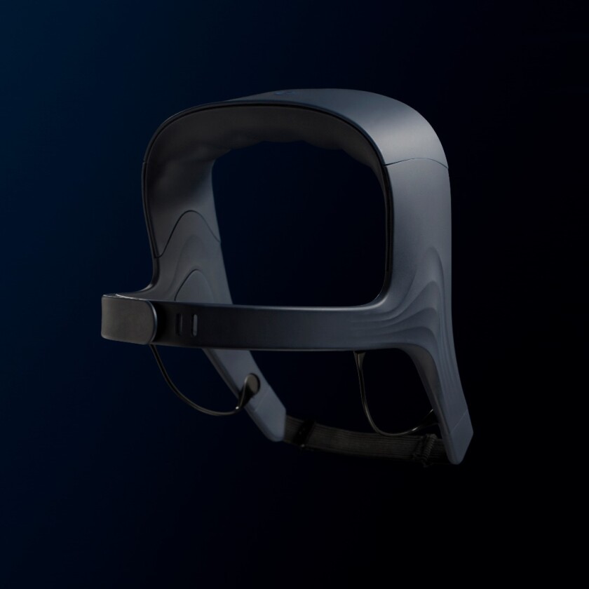 The Dreem headset is made of a lightweight silicone polymer