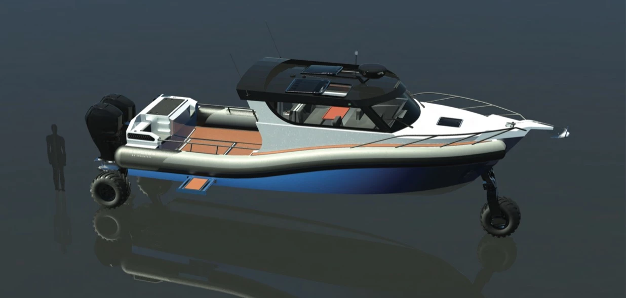 According to Sealegs, the very first 12m Cabin RIB has already been sold to a client in Europe
