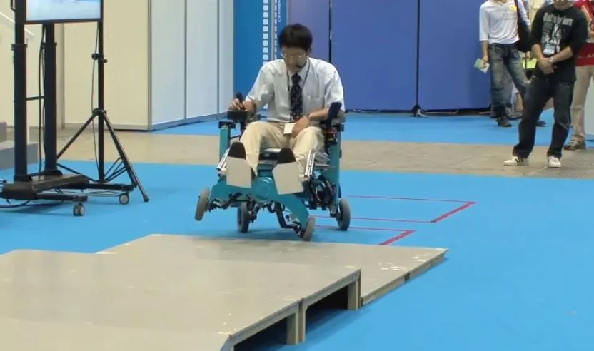 The Chiba Institute of Technology robotic wheelchair in action