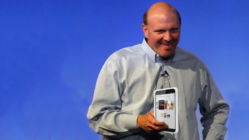 What interest does Steve Ballmer have in the Nook? (Original photo: gamerscore)