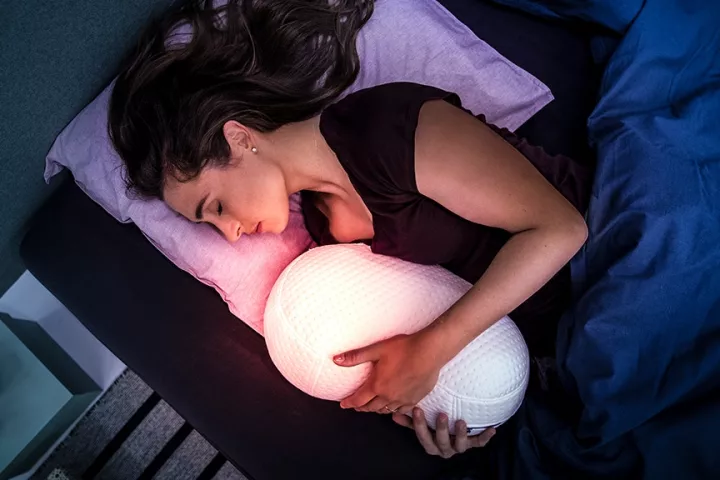 Somnox is a breathing robotic pillow that is designed to improve your sleep