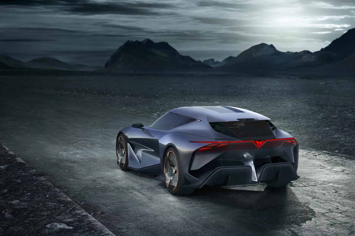 The Cupra DarkRebel Show Car