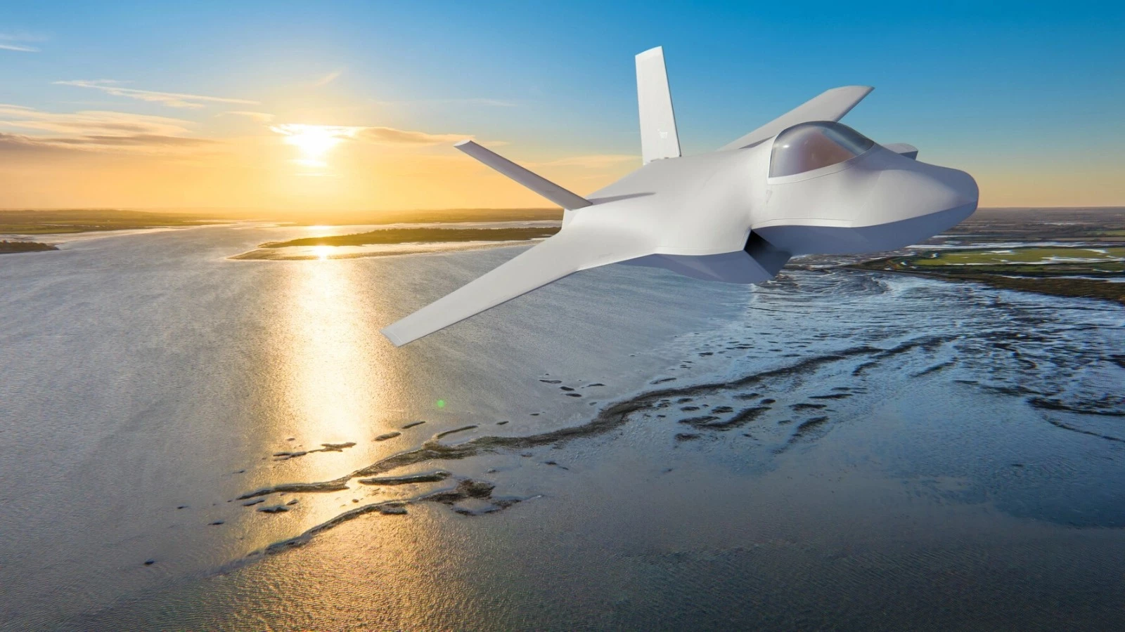 Rendering of the 6th-Gen fighter demonstrator under construction