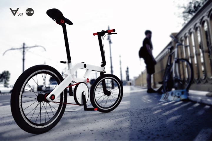 The SPACE folding bicycle promises to be both easy to store and comfortable to ride