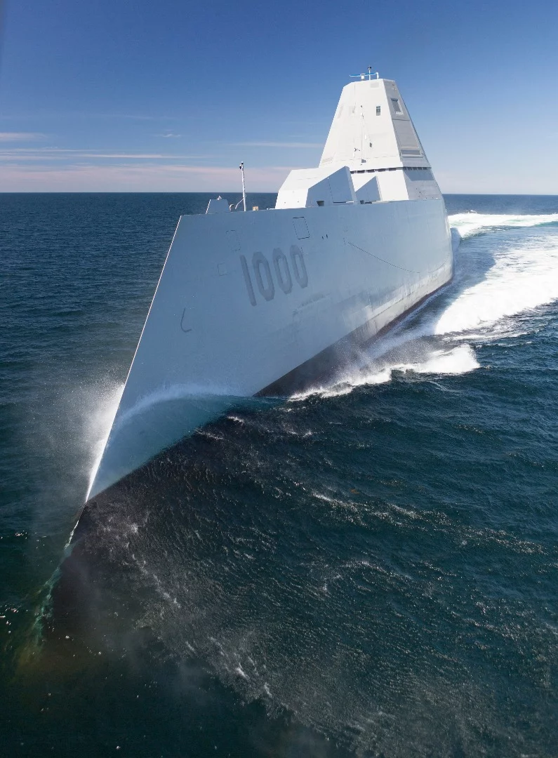USS Zumwalt underway