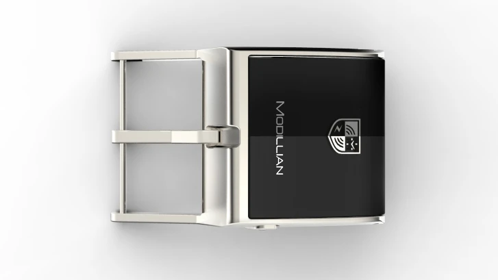The Modillion module that attaches to a watch strap