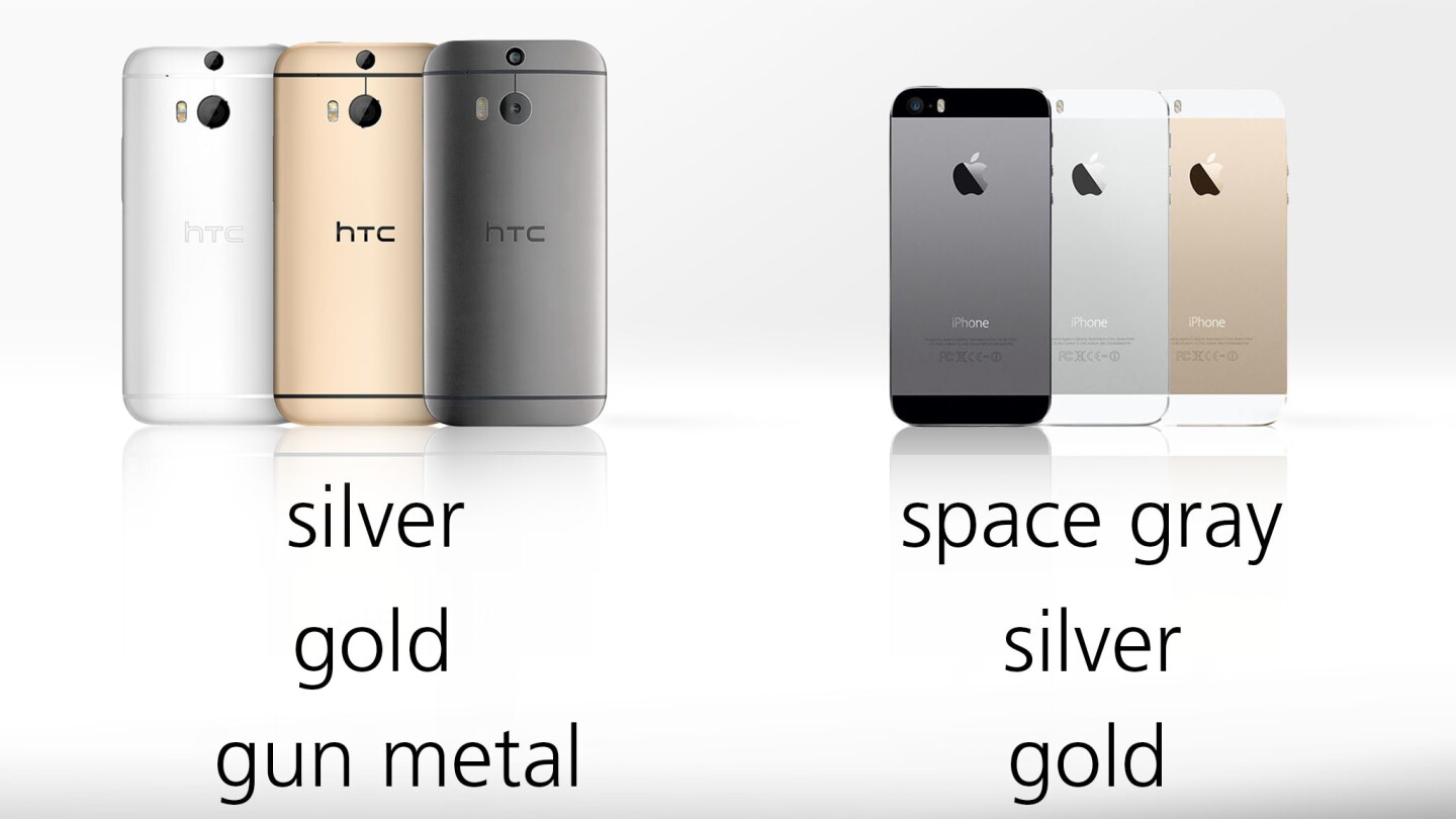 Color options are almost identical