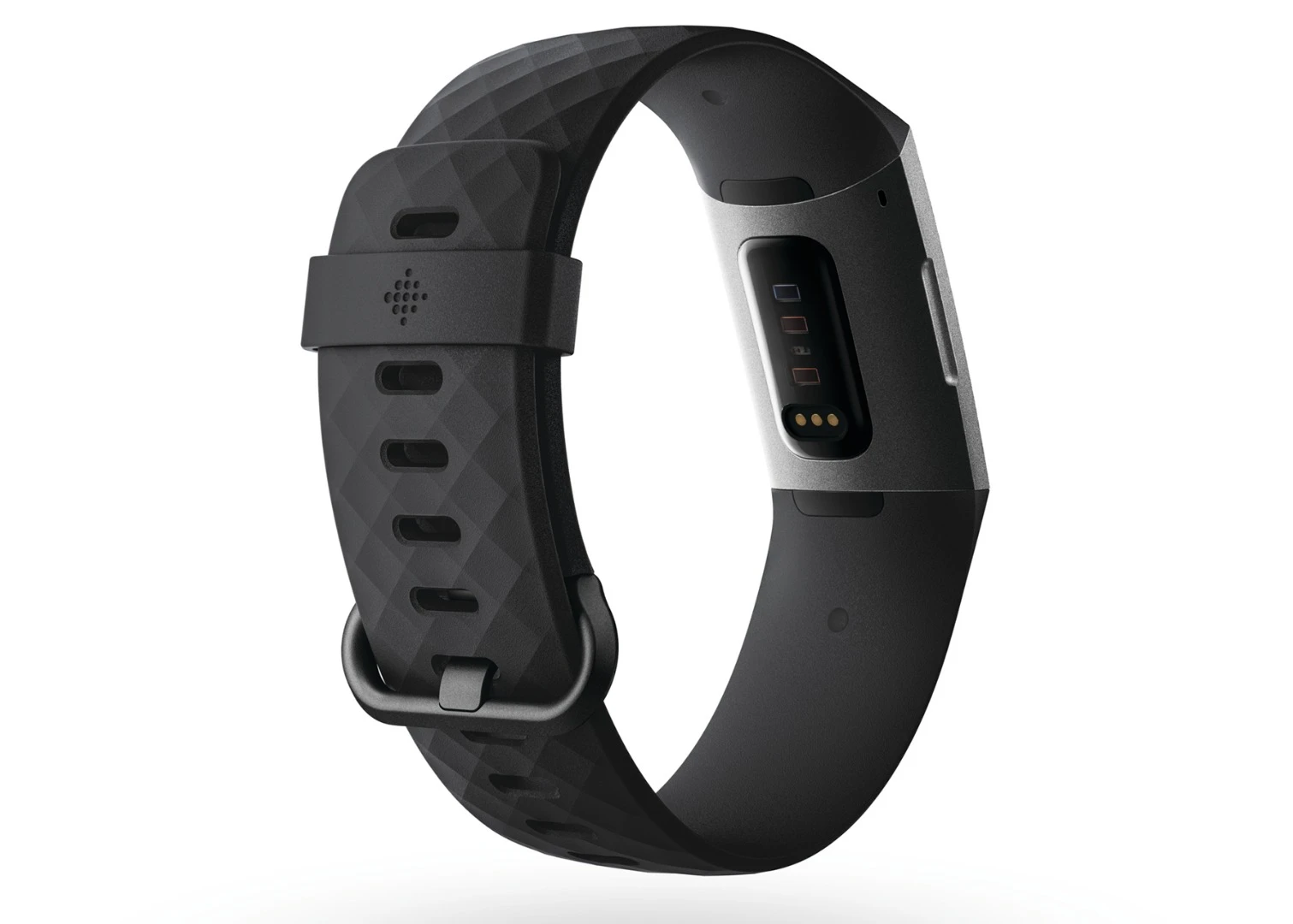 The Charge 3 comes with a SpO2 sensor for measuring oyxgen levels in the blood, as well as heart rate