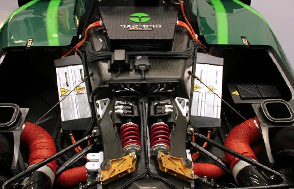 The Drayson 4X2-640 drivetrain