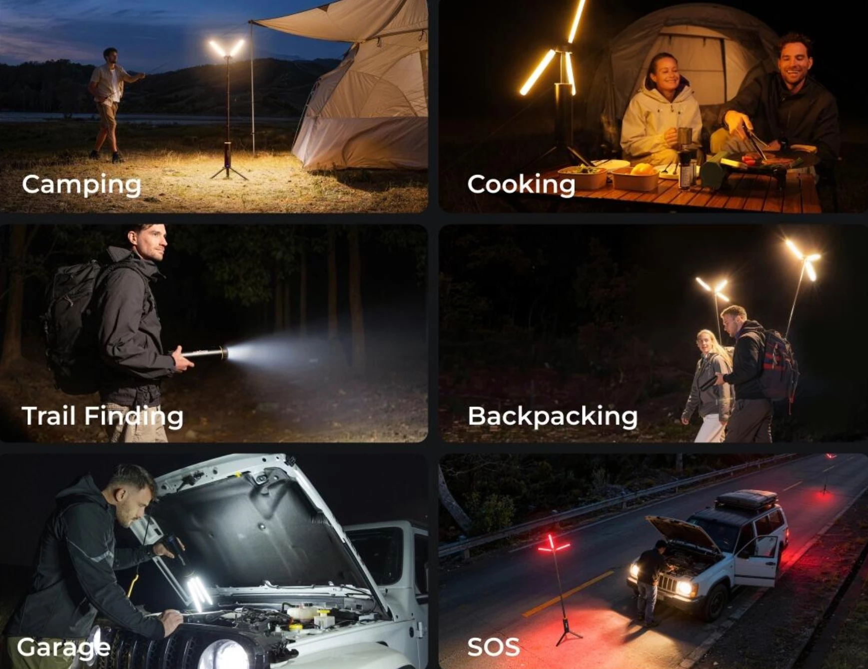 On a low-power setting, the multi-purpose T1 Lantern’s rechargeable battery can keep going for a massive 102 hours