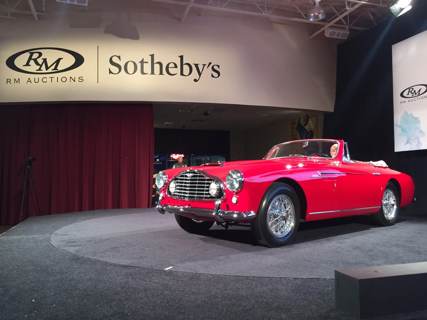Lot 194 was one of the few cars which didn't meet their estimated prices and given this Aston Martin DB2/4 Drophead Coupe's history, I must say I'm surprised. At $1,320,000 it missed the estimated bracket of $1,400,000 to $1,800,000. The car represents many things: it is exclusive being one of only two made to this design; it has three times won awards at Pebble Beach; it has been the subject of a feature in Automobile Quarterly; it is aptly described in the catalogue as "a Gentleman’s Express of singular beauty and importance; but most importantly, it was a gift to Charles A. War, a man whose career is a triumph of redemption. The story of his journey from prison to wealthy, eccentric philanthropist is as good as the car.