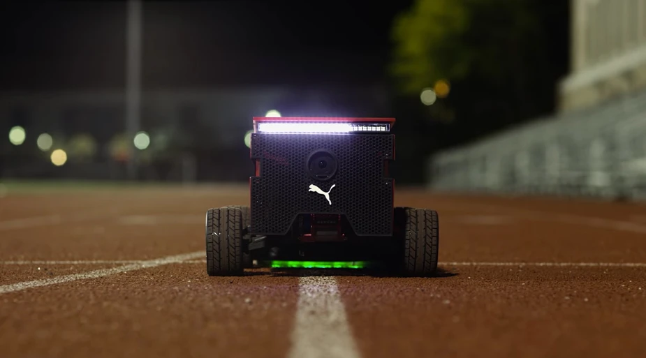 The Puma BeatBot, ready to roll