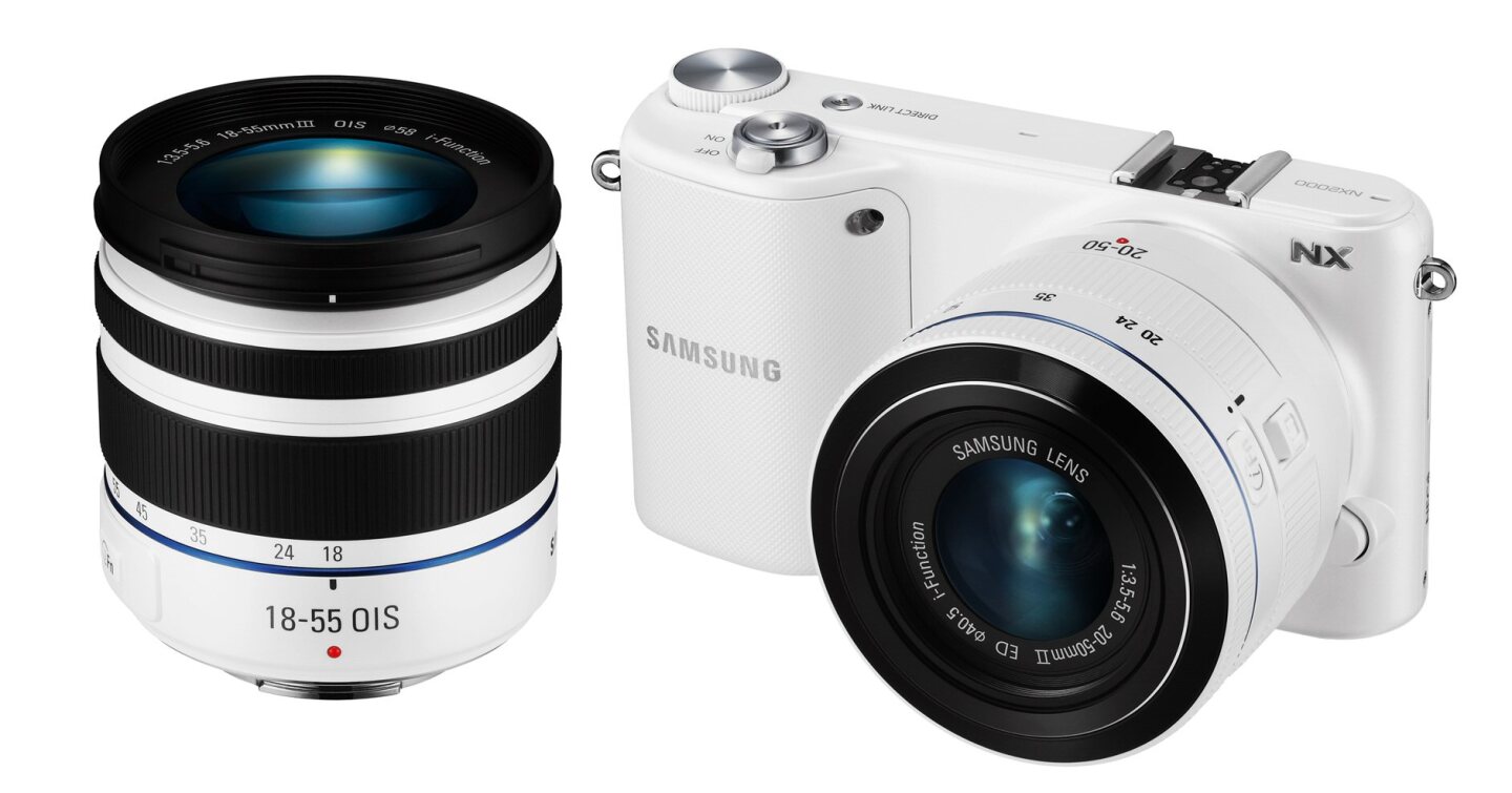 NX2000 users have a choice of 12 interchangeable lenses, including pancake, macro and premium portrait lenses, and can record stills and video in glorious 3D when the camera is combined with the (optional) 45-mm 2D/3D lens