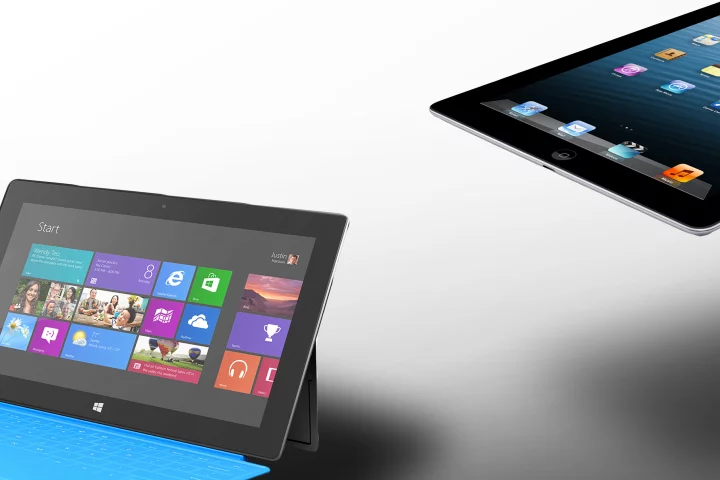 How does Surface RT compare to the iPad 4?