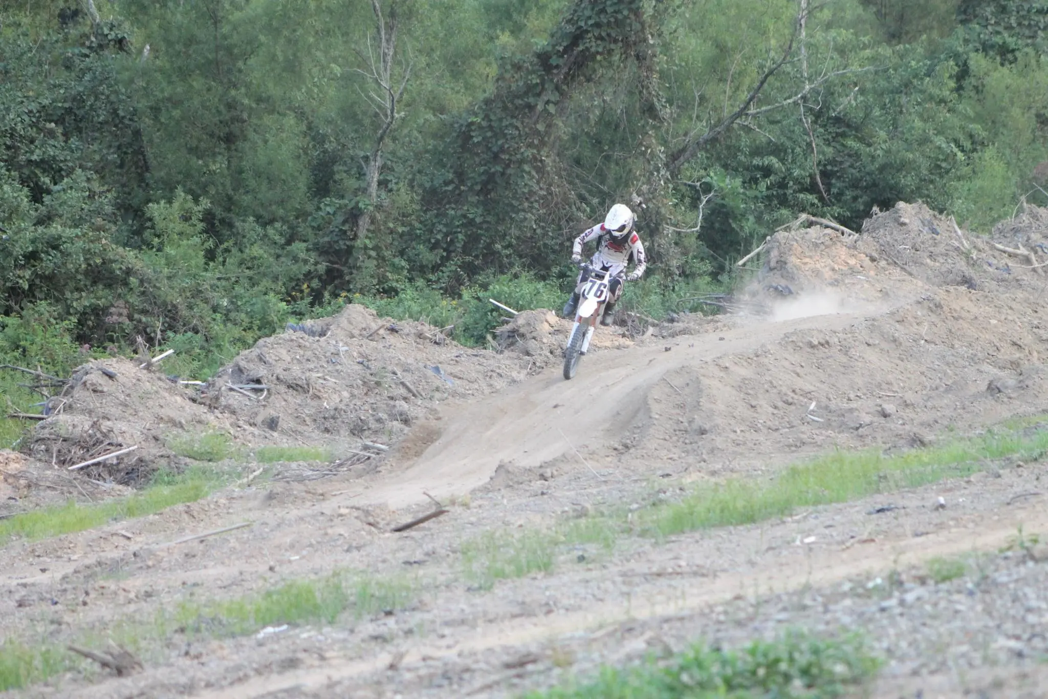 The Dark Green facility offers riders 1,400 meters (0.869 of a mile) of dirt track, hops, table tops, camel backs and doubles