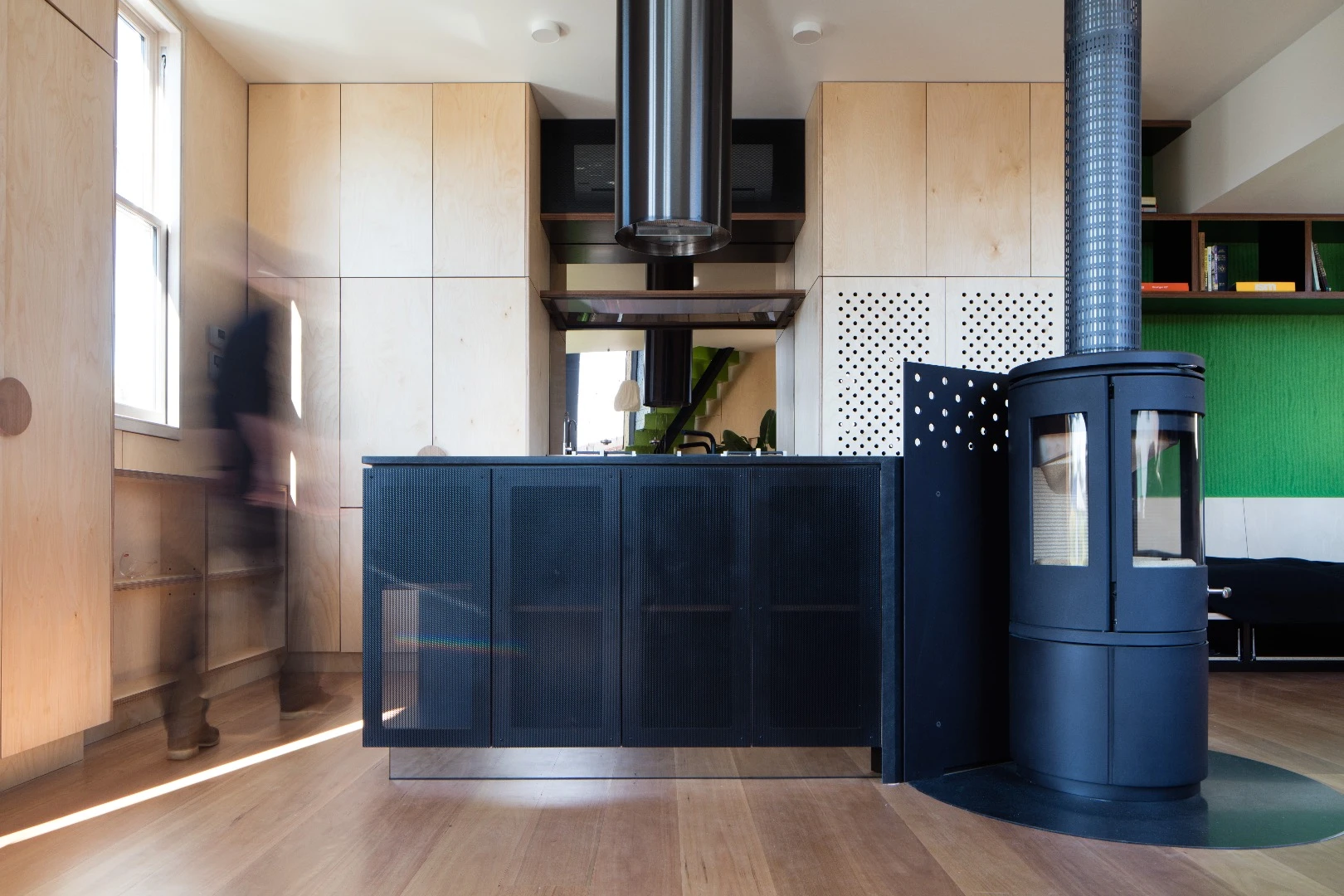 Inside, the Acute House is spread over three main floors, plus a basement