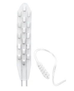 Electrical leads implanted in the paraplegic patient (Image: Medtronic, Inc.)