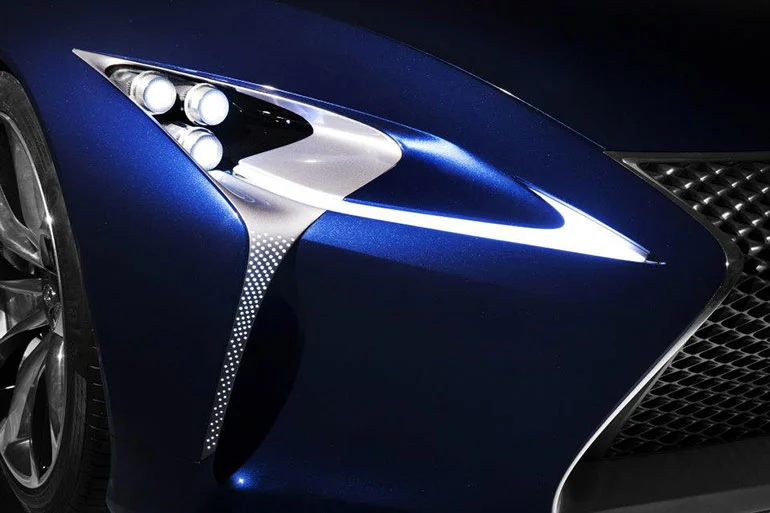 The Lexus LF-LC Blue concept vehicle