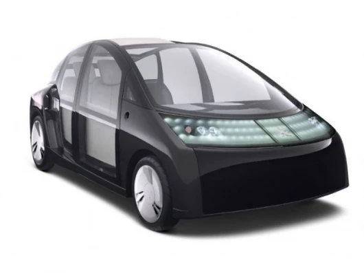 Toyota's 1/X concept car made of seaweed