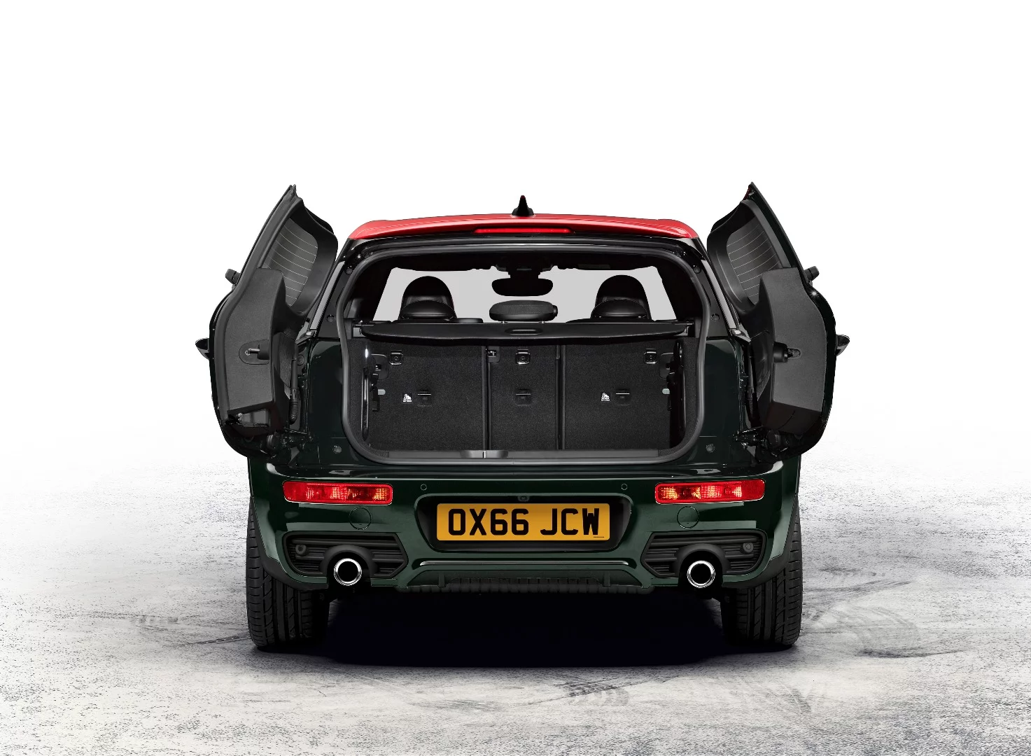 The dual rear cargo doors are a hallmark of the new MINI Clubman models