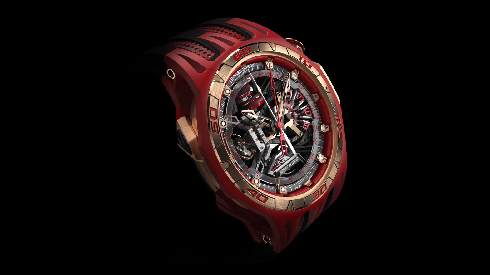 The Monovortex has a mineral composite case